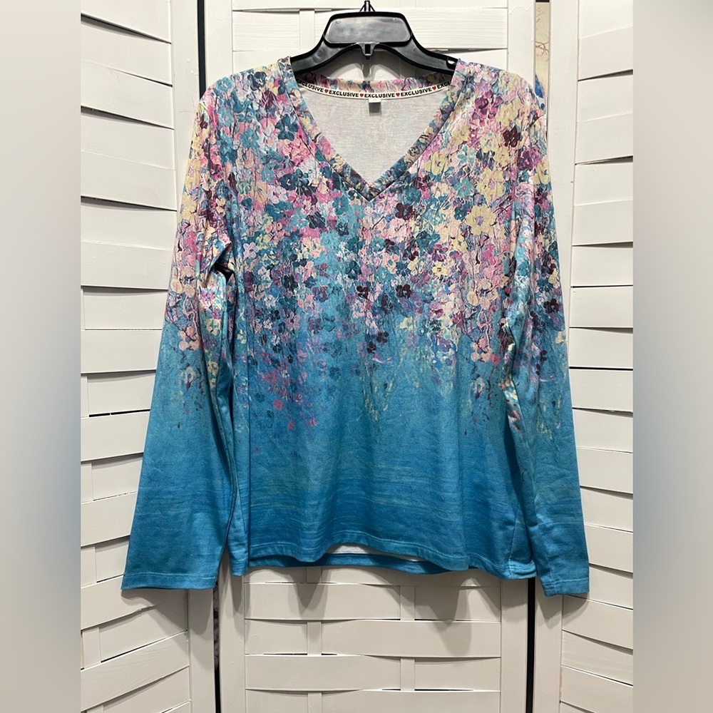 Exclusive Ombré Colorful Top